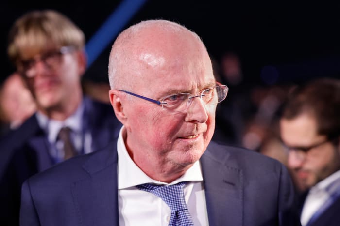 Sven-Goran Eriksson pictured in January 2024 during the Sports Gala 2024 at Friends Arena in Stockholm